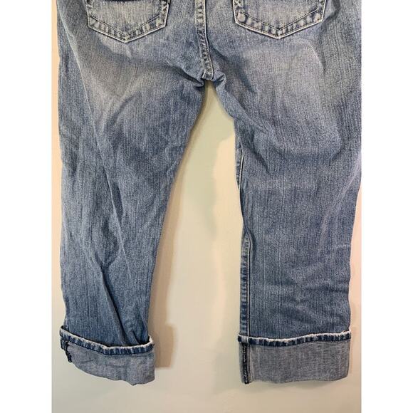 ABERCROMBIE & FITCH Women’s Cuffed Cropped Jeans / Size: 6 - Picture 9 of 10